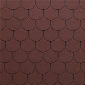 TEGOLA Střešní šindel PREMIUM LINE TRADITIONAL 006 Brick red, cena za m2